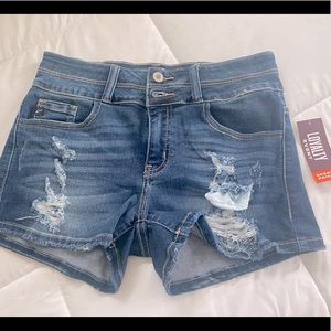 Buckle Jean shorts